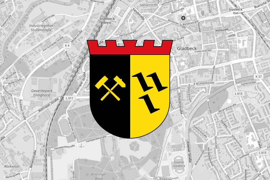 Wappen der Stadt Gladbeck