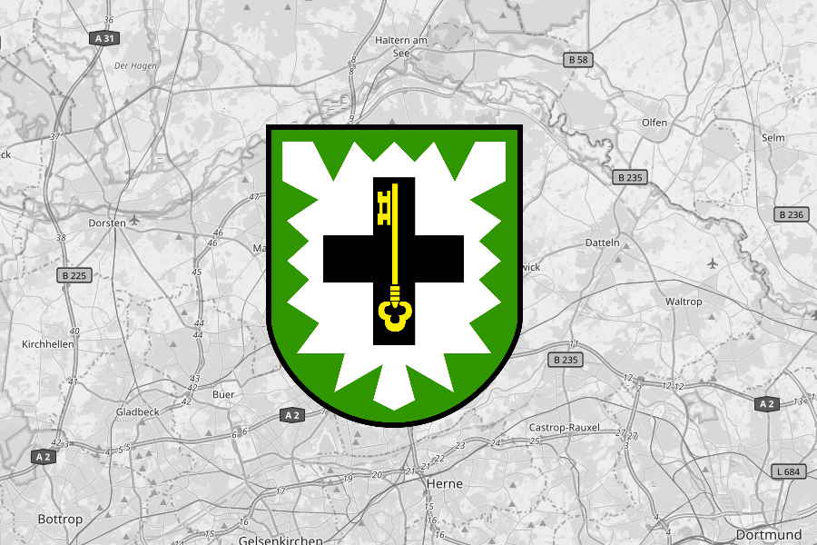 Wappen des Kreises Recklinghausen