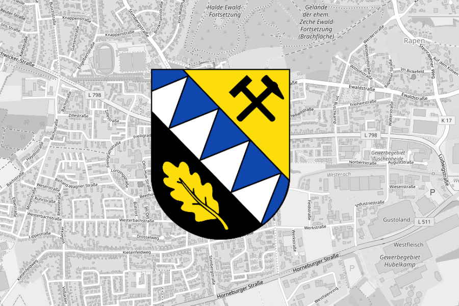 Wappen der Stadt Oer-Erkenschwick