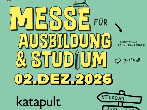 Werbeplakat für die Messe in Recklinghausen